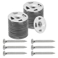 thumbnail image 1 of 1-1/4 Insulation Washers, 200 Set 32mm Metal Insulation Washers Foam Board Fasteners Perforated Plaster Washers with Screw Galvanized Steel for Foam Board Fixing Fastening Wall, 1 of 7