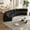 Black, variant on Modular Corduroy Curved Sectional Sofa Couch for Living Room,Corduroy Comfy Upholstered Cloud Couch,Free Combination Curved Sofa with Pillows and High-Density Foam for Salon