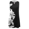 thumbnail image 4 of RKSTN Robe d'Été pour Femmes, Robe d'Été Confortable et Décontractée pour Femmes Sans Manches à Col en V Imprimée, Robe Ajustée, Robes de Plage, Robes Grande Taille pour Femmes, 4 of 4