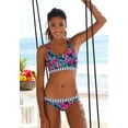 thumbnail image 3 of LASCANA Women's Contrast Classic Bikini Swimsuit Bottom Contrast Trim, 3 of 6