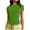 Green Basic Tees for Women, variant on Women's Slim Fitting Basic Tees Summer Tops Woman Vintage Crewneck T Shirt Solid Color Plain Tees Short Sleeve Western Shirts Tunic Green S