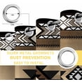 thumbnail image 4 of Fsddascl Brown Southwest Blackout Curtains for Bedroom/Living Room, Thermal Insulated Kitchen Curtains, Farmhouse Boho Aztec Geometric Neutral Grommet Darkening Window Treatment Drapes 42"x63"x2, 4 of 6