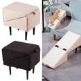 thumbnail image 3 of Split Ottoman Dog Ramp, 2-in-1 Folding Dog Ramp, Foldable Non-Slip Dog Ottoman Ramp for Small Medium Injured and Older Dogs and Cats, Portable Cat Dogs Pet Stairs for Bed and Sofa, 3 of 7