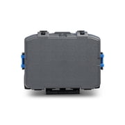 Igloo 52 QT Overland Ice Chest Cooler with Wheels, Gray and Blue