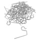 thumbnail image 2 of 100 piezas de ganchos de luz de Navidad para canalón, Clips de luz para fiestas de boda, Clips de canalón de Metal reutilizables duraderos para, 2 of 9