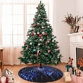 thumbnail image 7 of Lsque Glasses And Fireworks Print Christmas Tree Skirt, Tree Skirt with Ties or Velcro, Perfect for Holiday Decorations, Halloween, and New Year-36", 7 of 7