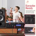 thumbnail image 3 of Pyle Bluetooth Home Theater Amplifier - 200 Watts into 5 Channels with Subwoofer Out, Wireless Streaming, USB/SD with MP3 player, RCA Input, FM Radio, 3 of 7