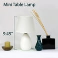 thumbnail image 3 of Simple Conceptions Mini Oeuf Ovale Lampe de Table en Céramique 2 paquets, 3 of 3
