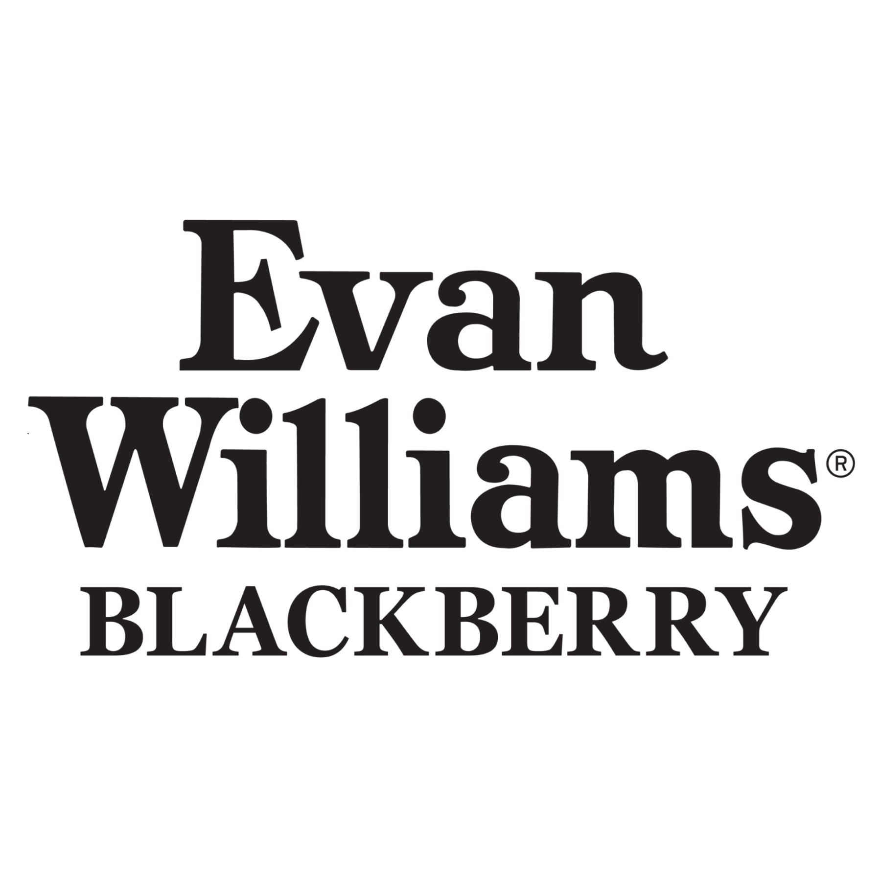 Evan Williams Blackberry Whiskey Liqueur, 750 ml Bottle, 32.5% ABV