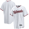 thumbnail image 1 of Camiseta clásica de béisbol blanca de local de los Washington Nationals, con número de estrella bordado.-L, 1 of 2