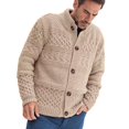 thumbnail image 1 of Gibobby Cárdigan hombre Suéter de Punto Trenzado con Botones y Bolsillos para Hombre(A,CH), 1 of 5