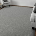 thumbnail image 6 of Mainstays 8' x 10' Gray Microfiber Plush Shag Area Rug – Soft, Durable Indoor Rug for Living Room, Bedroom, or Dining Room, 6 of 10
