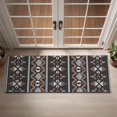 thumbnail image 2 of Brown Striped Geometric Pattern Door Rugs,Washable Non Slip Door Mats Indoor,Decorative Door Mats,Entry Mat Indoor for Entrance,Bedroom,Kitchen,Bathroom,16"x47", 2 of 6