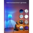 thumbnail image 4 of Smart Light Bulbs 4Pack, Warm White to Daylight Tunable (2700K-6500K), Alexa Light Bulbs, Work with Alexa & Google Home, Music Sync, 2.4GHz Wi-Fi & Bluetooth LED, A19 E26, 800LM, 60W Equivalent, 4 of 11