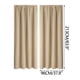 thumbnail image 2 of Cortinas de aislamiento térmico para ahorrar energía, Cortinas de seda de color sólido escandinavas, 2 of 7
