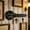 Black, variant on Wooden Key Holder 12 Inch Welcome Home Wall Mount Organizer with 4 Hooks for Entryway Farmhouse Rustic Decor