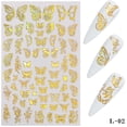 thumbnail image 1 of Pegatinas de mariposa para uñas, diseño de mariposas, láser bronceador, calcomanías de mariposas para uñas en 3D, calcomanías de uñas estéreo, moda, hermosas, 1 of 2