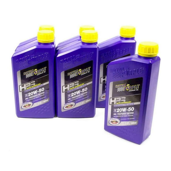 Royal Purple 20w50 HPS Multi-Grade Oil case 6x1 Quart