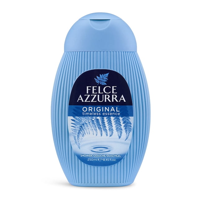 Felce Azzurra Original - El gel de ducha Timeless Essence - Fórmula rica envuelve su piel para brindar suavidad e hidratación - Contiene ricos aceites esenciales para reequilibrar y regenerar - 8.4 Oz