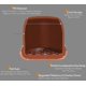 thumbnail image 3 of 24 Pcs Square Felt Chair Leg Caps, Non-Slip Floor Protectors for Furniture & Hardwood Floors, 3 of 5
