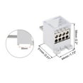 thumbnail image 3 of 1 In 8 Out DIN Rail Terminal Block, 400A Max Input Distribution Block for Circuit Breaker, 3 of 5