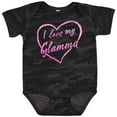 thumbnail image 3 of Inktastic I Love My Glamma in Pink Chalk Heart Boys or Girls Baby Bodysuit, 3 of 5