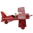 thumbnail image 3 of Strong Simulation Effect Biplane Model, Delicate Handmade Crafts Iron Airplane Model, Exquisite Craftsmanship Bookcase For Living Room Wine Cabinet TV Cabinet, 3 of 8