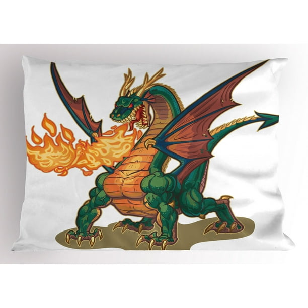 giant dragon pillow