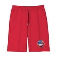 thumbnail image 5 of Kids Patriotic 2 Piece Outfit Red Unisex 4th of July T-Shirt and Shorts Set Summer Clothes,Size 11 T, 5 of 9