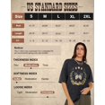 thumbnail image 2 of Camiseta Flafens de gran tamaño, lavada, vintage, retro, para mujer, 2 of 6