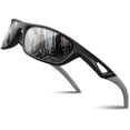 thumbnail image 1 of Gafas de sol RIVBOS Polarized Sports Tr90 Frame RB831, color negro y gris, 1 of 6
