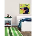 thumbnail image 4 of Marmont Hill - "Up Birds Scope" by Janet Nelson Floater Framed Painting Print on Canvas, 4 of 5