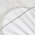 thumbnail image 4 of Chic & Artsy Sterling Silver Cable Anklet, 10.7 Inches, 1 Count, 4 of 7