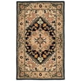 thumbnail image 2 of Safavieh Heritage York Oriental Wool Area Rug, Black/Gold, 2' x 3', 2 of 11