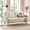 B-White, variant on Ebello 2-Seater Sofa with Detachable Back Cushion, Fabric Upholstered Loveseat with Soft Seat Cushion for Living Room, Apartment, Office – 3 Colors (Beige)