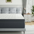 thumbnail image 6 of Full Mattress, Babo Care 12 Inch Cooling-Gel Memory Foam and Individually Pocket Innerspring Hybrid Mattress, Full Bed Mattress in a Box, CertiPUR-US Certified, Medium Full Size Mattress, 6 of 9