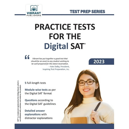 Test Prep Practice Tests for the Digital SAT, (Paperback)