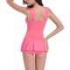 thumbnail image 4 of Gibobby Trajes de Natación para Mujer Falda Traje de baño Vientre Falda delgada Traje de baño Color sólido Traje de baño Temperamento de moda Traje de ba(Verde,M), 4 of 5