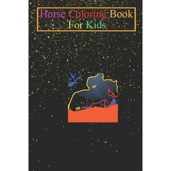 Horse Coloring Book For Kids : The Jocky Animal Coloring Book - For Kids Aged 3-8 (Fun Activities Books) (Paperback)