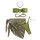 thumbnail image 5 of Traje de baño con cordón dividido para mujer, traje de baño de malla con cordón, traje de baño de verano Hugtrwg Para estrenar, 5 of 8