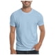 thumbnail image 1 of Camiseta lisa de cuello redondo ultrasuave para hombre: camiseta básica sostenible y transpirable para uso informal y deportivo, 1 of 4