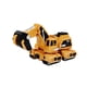 thumbnail image 2 of Coche de dinosaurio transformador Baoblaze camiones de construcción robot inercial amarillo, 2 of 8