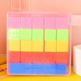 thumbnail image 1 of Cube building blocks elementary school student magnetic teaching aids mathematics supplies square block three-dimensional geometric figure model learning kit box, 1 of 7