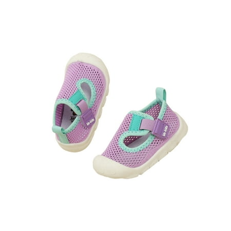 

Daeful Children Flats First Walker Walking Shoe Mesh Casual Shoes Running Lightweight Prewalker Slip On Sandals Purple-A 5C