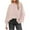 Pink, variant on Women's Oversized Slouchy Sweater Fall Soft Comfy Knitwear Winter Loose Drop Shoulder Long Sleeve Crewneck Side Slit Pullover Tops
