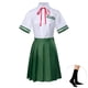 thumbnail image 4 of Disfraz de Anime Suzume No Tojimari Iwado Suzume, falda verde, camisa, uniforme, traje, ropa de fiesta de Carnaval de Halloween, 4 of 4