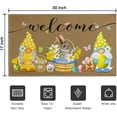 thumbnail image 3 of Happy Easter Indoor and Outdoor Doormat,Easter Bunny Doormat Front Door Mat with Non-Slip Rubber Backing,Entryway Easter Decor, Spring Home Decor 30"x17", 3 of 6