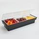 thumbnail image 5 of Caja de fruta Compartimento Snack Recipe Estación de guarnición de plástico para barman, 5 of 5