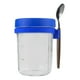 thumbnail image 2 of Fiudx Recipientes de Avena, Juego de Cucharas Personalizables de Desayuno, Frasco Hermético de Vidrio para Avena, Solución Portátil de Prepararcomidas, Dieta y Estilo de Vida Saludable, Diseño Ecocol, 2 of 5