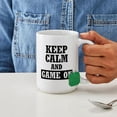 thumbnail image 4 of CafePress - Keep Calm And Game On - 15 oz Ceramic Large White Novelty Mug, 4 of 6